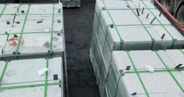 拉萨 芝麻白3公分火烧成品-发货