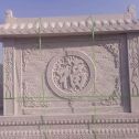 拉萨 芝麻白花岗岩屏风，照壁，影壁