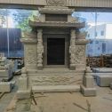 拉萨 芝麻灰高档墓碑、土墓,一套也支持定做