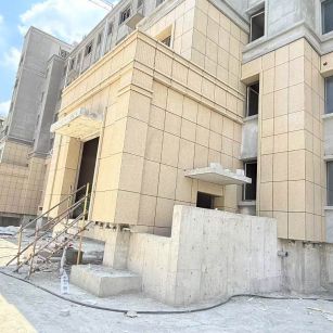 拉萨 黄金麻干挂，工地实拍