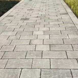 拉萨仿古石铺装效果