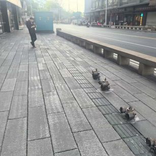 拉萨仿古石铺装效果