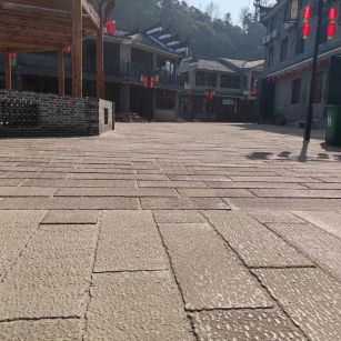 拉萨仿古石铺装效果