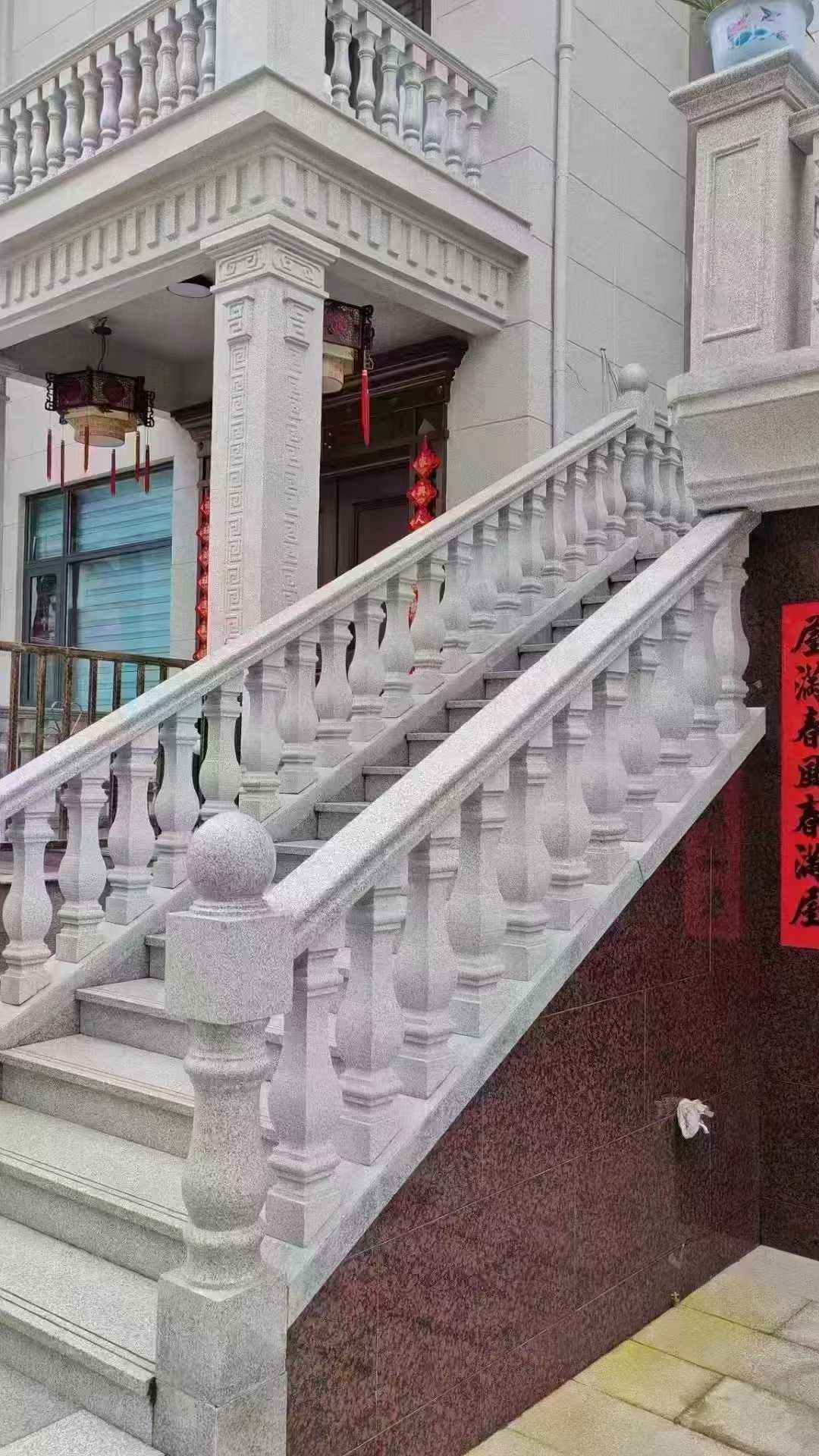 拉萨 天然石材 阳台庭院护栏、栏杆