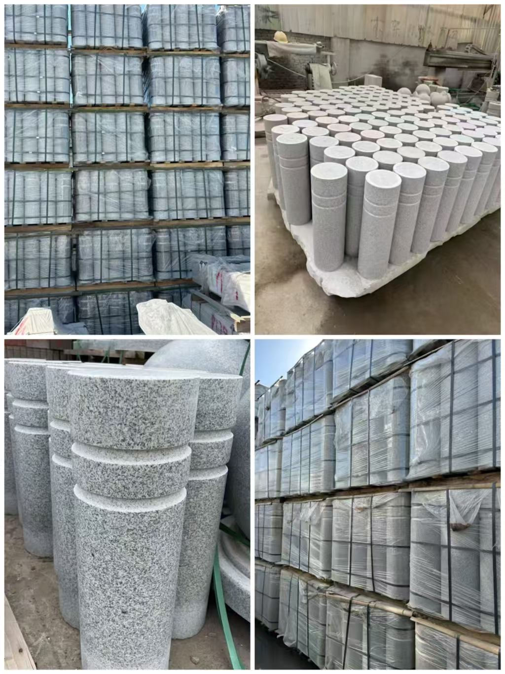 拉萨 芝麻白花岗岩挡车柱、隔离柱多少钱