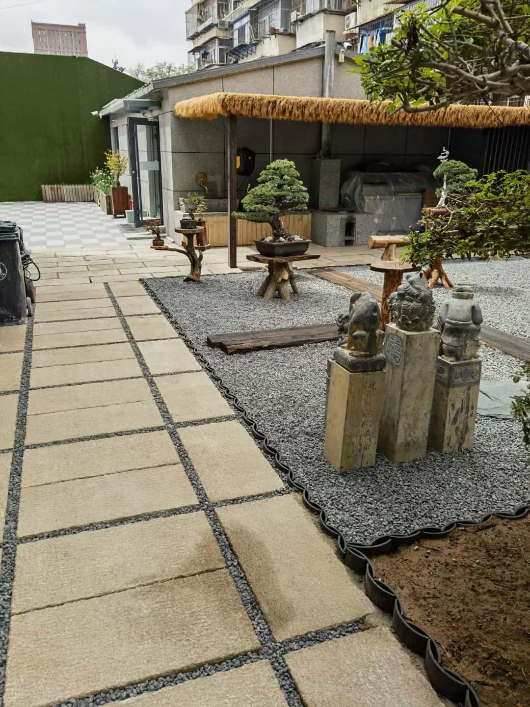 拉萨仿古石铺装效果