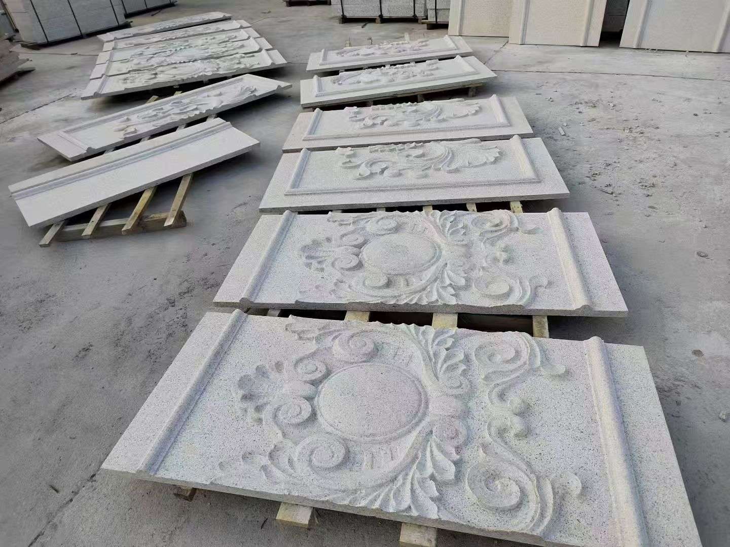 拉萨 芝麻白干挂雕花板